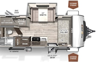 NEW 2022 Forest River RV Rockwood GEO Pro 20BHS