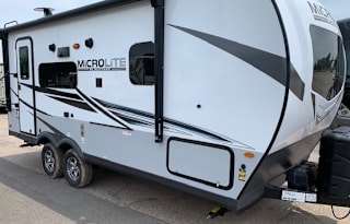 Tranquil  2021 Forest River Micro Lite 22' Trailer
