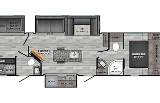 2021 CrossRoads RV Zinger with 1.5 Bath