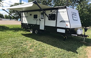 Arrive ready to camp at the site of your choice