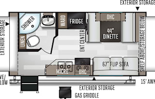 2011 Forest River RV Rockwood Roo 19