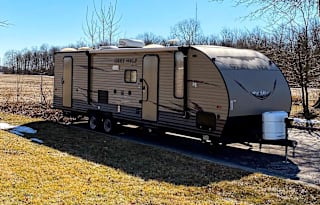 Fun Semi Modern Travel Trailer