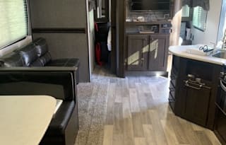 Adventure awaits with our Family Friendly Camper!