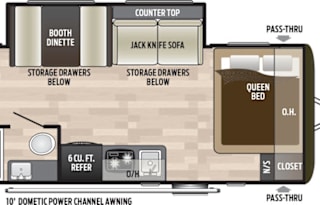 2019 Keystone RV Hideout 186LHS