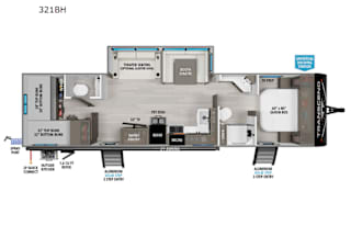 Spacious Bunkhouse with Outdoor Kitchen | Sleeps 8