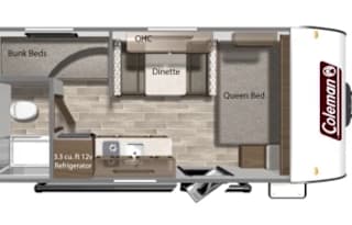 Brand new 2024 bunk house trailer