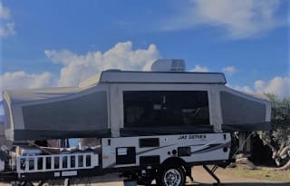 2015 Jayco Baja Pop Up/Hauler w/ AC & Solar