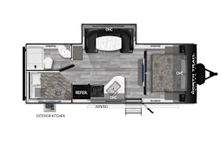 2023 Heartland North Trail 24BHS Bunk house