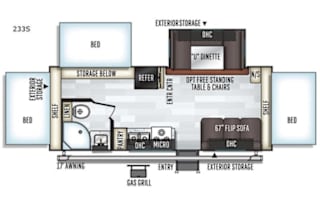 2019 Forest River RV Rockwood Roo 233S
