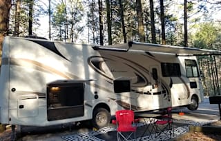 Class A Bunkhouse model, sleeps up to 9
