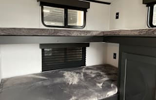 RV outback with private bunkroom