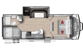 BUNKHOUSE CAMPER! 2024 MPG 2500BH! DELIVERY!