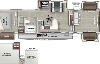2023 Forest River RV Sabre 37 FLL