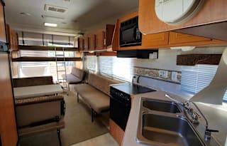 Large group camper around Lake Tahoe