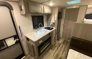 Towable by all trucks and most SUVs! Sleeps 5!