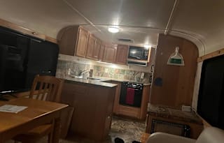 Rock out with this retired tour bus!