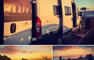 Winnebago Solis Boondocking King from Beach to Ski