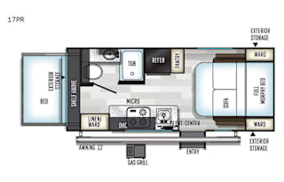 2018 Forest River RV Flagstaff E-Pro 17PR