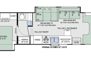 2015 Thor Motor Coach Chateau 31L