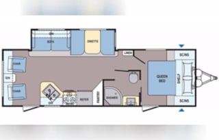 Cozy Coleman Camper - Adventure Awaits