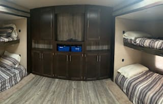 Feels like home!  XLARGE bunk room! All the space!