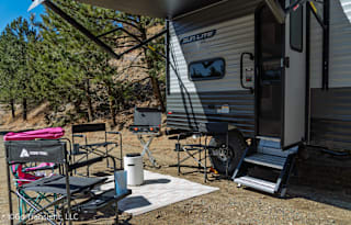 Solar-powered, lightweight, adventure bunkhouse