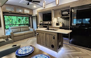 HUGE Luxury RV Bunkhouse with Remote Office