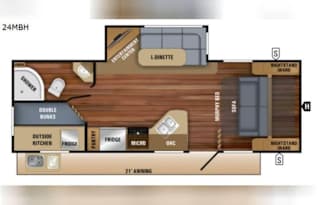 2018 Jayco White Hawk 24MBH