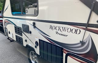 15 Forest River Rockwood  A122 with 5x7 toy hauler