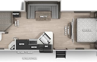 2021 Forest River Grey Wolf RV DBH23