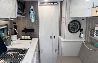 Vanlife Small Cozy Camper for off grid camping