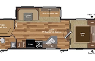 2017 Keystone RV Hideout 28BHSWE