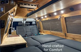 One of a Kind Classic Woody Campervan Sleeps 4/5