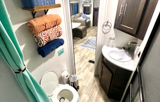 Cozy little home on wheels. 2020 Wildwood trailer