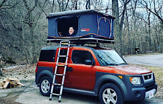 Honda Element Micro Camper "Orange You Glad"