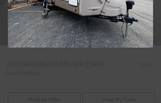 2013 CrossRoads RV Cruiser CF29BHX