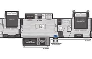 Spacious Family Friendly Luxury 5th Wheel 2BR/2BA