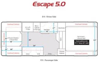 2019 escape fiberglass 5.0 TA