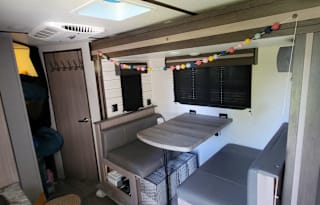 Lightweight but loaded bunkhouse