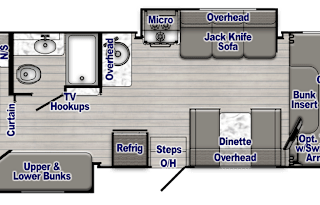 2022 32ft Bunkhouse Motorhome