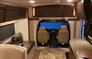 Great RV for long trips with a smaller group. Excellent MPG vs the larger motorhomes.