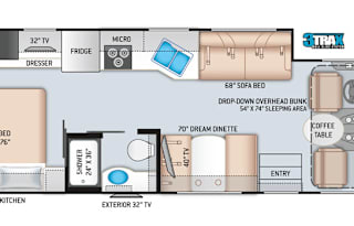 HURRICANE: 2020 Thor Motor Coach 29M - GlampersCA