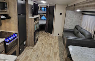 Fireplace, outdoor kitchen, and fully furnished