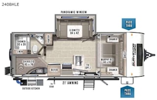 Easy to tow Family Bunkhouse