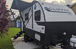 Cozy camper with the comforts of home