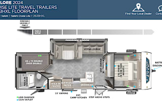 2024 Forest River RV Salem Cruise Lite 263BHXL
