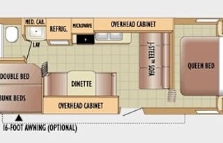 2010 Jayco Bunk House Jay Flight 26BH