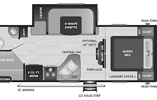 2021 Keystone RV Hideout 24BHWE