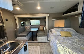 Race ready! Cozy bunk house camper.