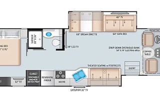 34 *NEW*Thor Windsport 8-SLEEPER-WIFI- Luxury Bus